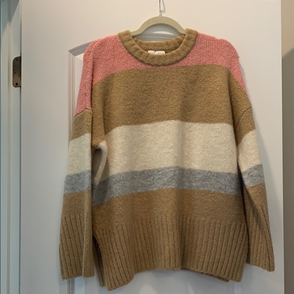 Topshop Multicolor Striped Sweater